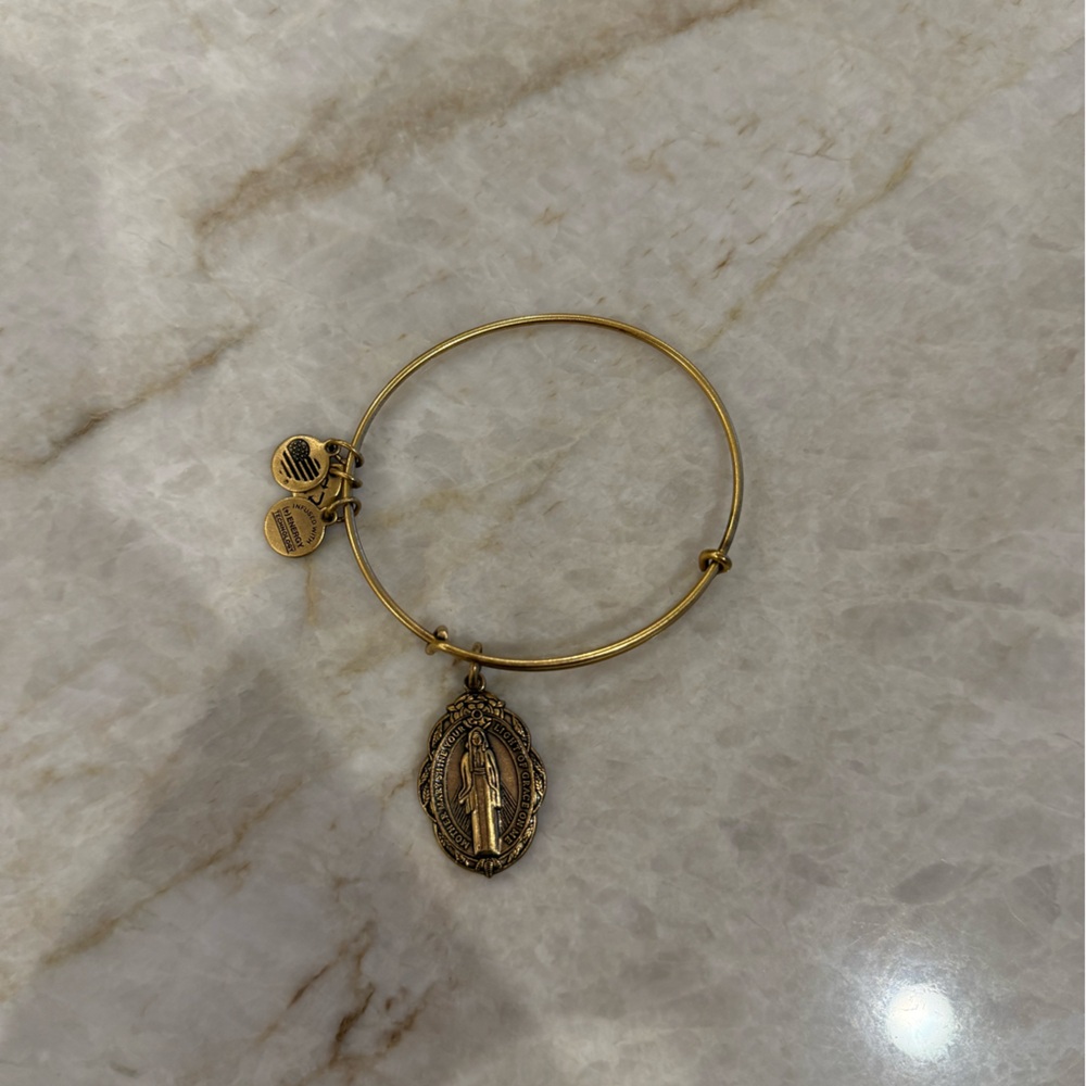 Alex and Ani Gold Charm Bracelet